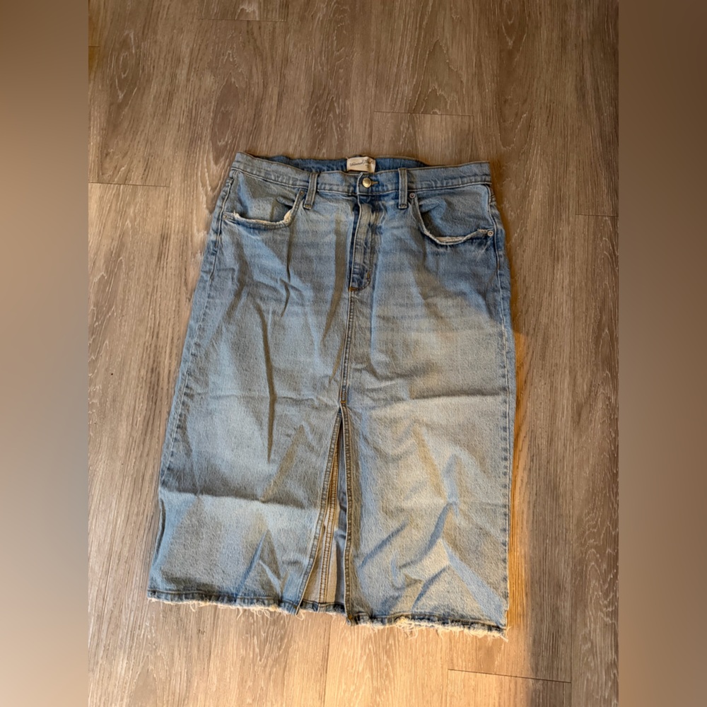 Universal Thread Light Blue Denim Skirt